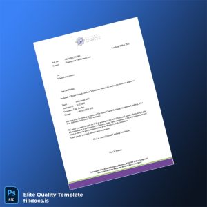 Fillable Indonesia Binaul Ummah Lembang Foundation Employment Verification Letter Template - Word/PDF Template Preview - FillDocs