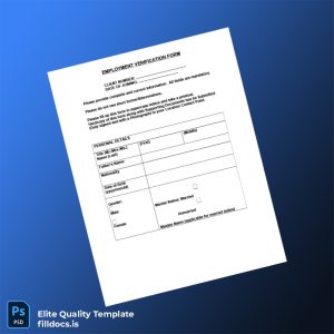 Fillable Inknow Tek Employment Verification Letter Template - Word/PDF Template Preview - FillDocs