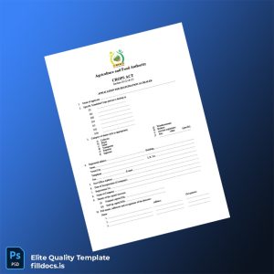 Fillable Kenya Agriculture and Food Authority Registration Certificate Template - Word/PDF Template Preview - FillDocs