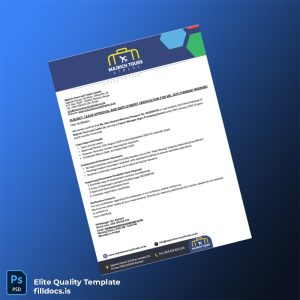 Fillable Kenya Majirch Tours and Trade Ltd Employment Verification Letter Template - Word/PDF Template Preview - FillDocs