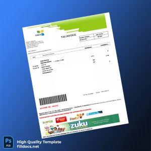 Kenya Wananchi Group K Ltd Editable Internet Bill Template in Word and PDF formats