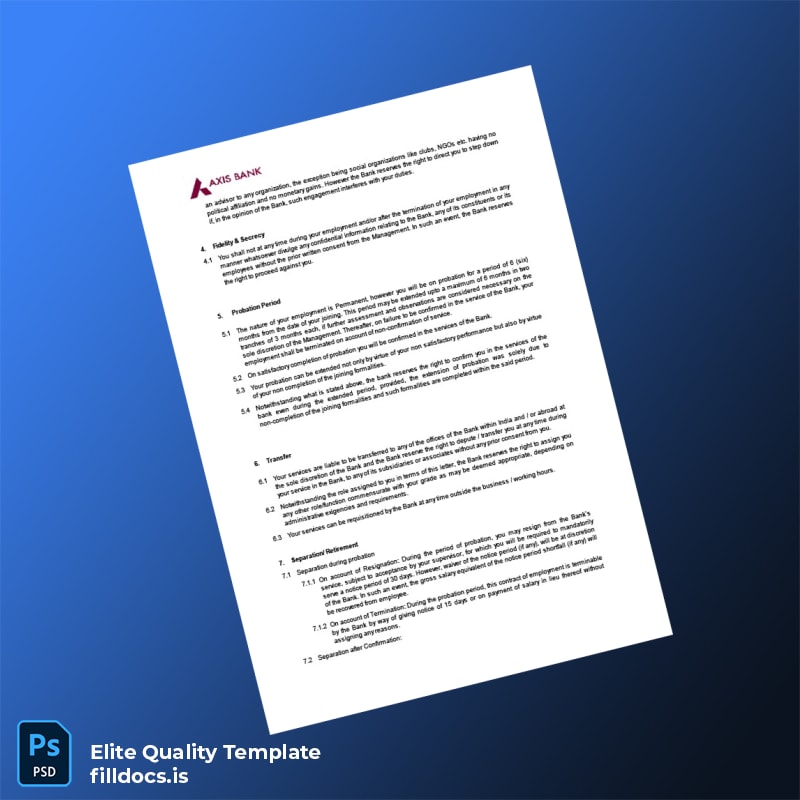 Fillable Malaysia Axis Human Resources Department Employment Verification Letter Template in Word and PDF formats page 2 Page Preview - FillDocs