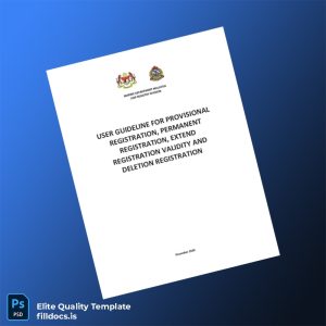 Fillable Malaysia Marine Department User Guideline for Ship Registration Template - Word/PDF Template Preview - FillDocs