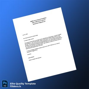 Fillable Middle East Restaurant Proof of Employment Letter Template - Word/PDF Template Preview - FillDocs