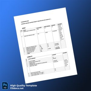 NEPA Editable Profitability Analysis Template in Word and PDF formats
