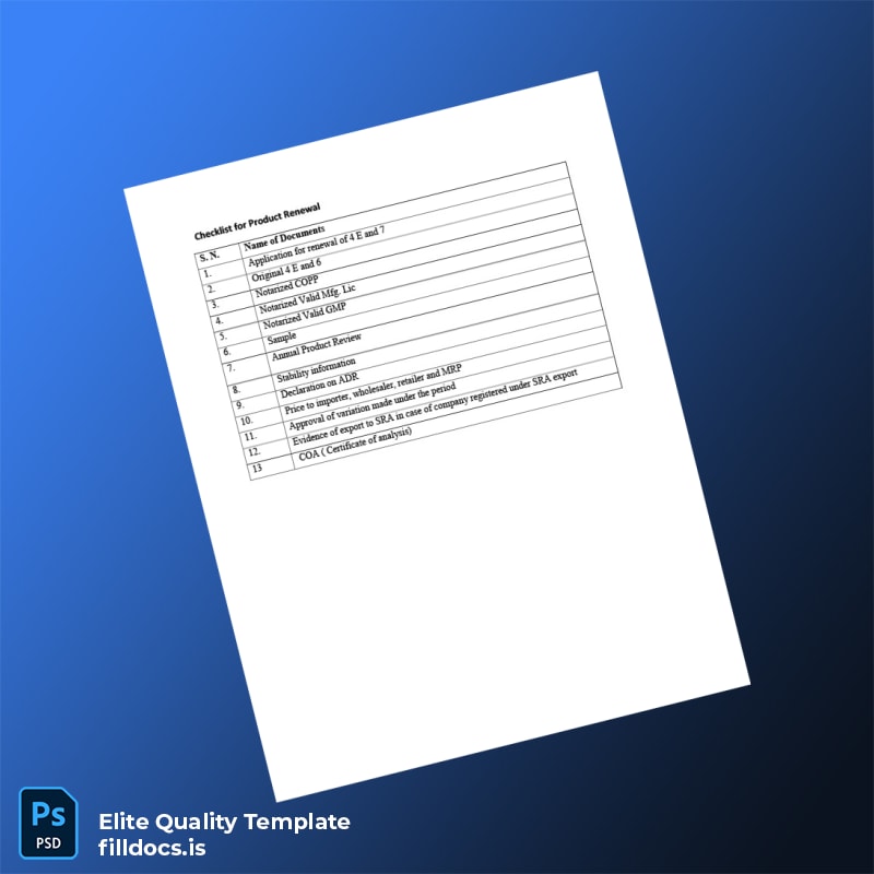 Fillable Nepal Ministry of Commerce Company Registration Checklist Template in Word and PDF formats page 3 Page Preview - FillDocs