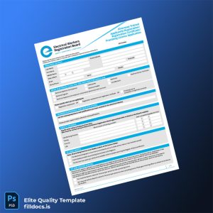 Fillable New Zealand Electrical Workers Registration Board Practising Licence Application Template - Word/PDF Template Preview - FillDocs