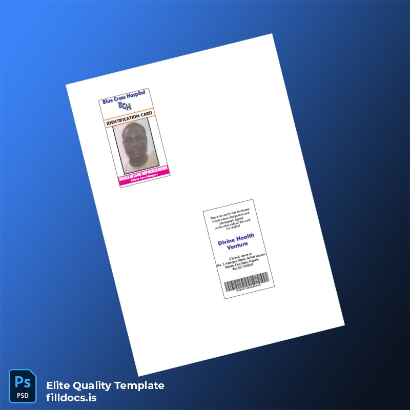 Fillable Nigeria Blue Cross Hospital Employment Verification Letter Template in Word and PDF formats page 5 Page Preview - FillDocs