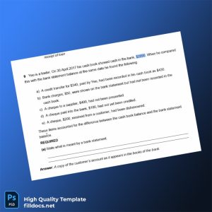 No 9 Yeo Question Bank Statement Definition Template in Word and PDF formats