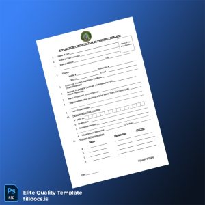 Fillable Pakistan DHA Gujranwala Registration Certificate Template - Word/PDF Template Preview - FillDocs
