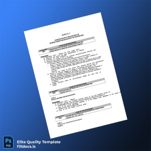 Fillable Peru OSINERGMIN Hydrocarbons Registration Requirements Template - Word/PDF Template Preview - FillDocs