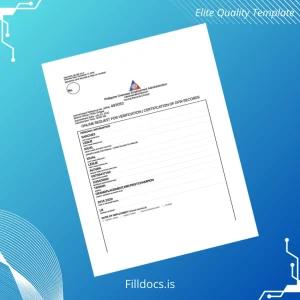 Fillable Philippines POEA Employment Verification Letter Template - Word/PDF Template Preview - FillDocs