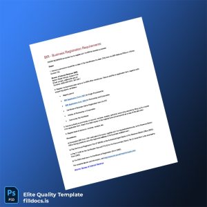 Fillable Philippines Bureau of Internal Revenue Registration Certificate Template - Word/PDF Template Preview - FillDocs