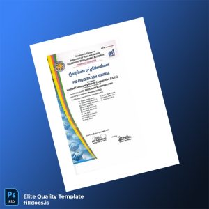 Fillable Philippines Cooperative Development Authority Pre Registration Certificate Template - Word/PDF Template Preview - FillDocs