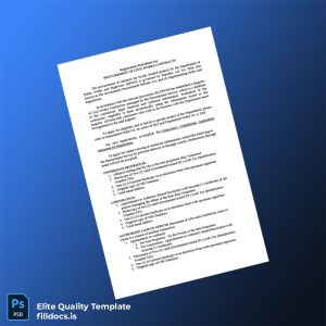 Fillable Philippines DPWH Business Registration Certificate Template - Word/PDF Template Preview - FillDocs