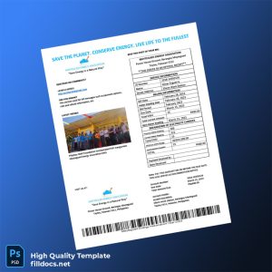 Philippines Maytegued Energy Association Editable Electricity Bill Template in Word and PDF formats