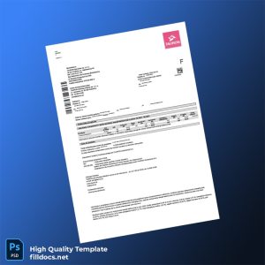 Poland TAURON Obs Uga Klienta Sp Z O O Editable Utility Bill Template in Word and PDF formats