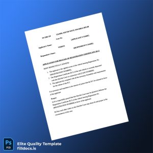 Fillable Release of Registration Certificate Document Template - Word/PDF Template Preview - FillDocs