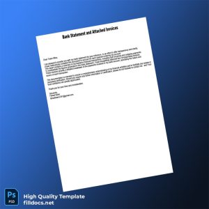 South Africa Bank Statement and Invoices Template in Word and PDF formats