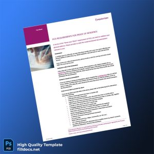 South Africa Computershare Pty Ltd Editable Proof Of Residence Template in Word and PDF formats