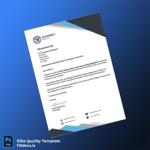 Fillable Sri Lanka Autodirect Wheels Employment Verification Letter Template - Word/PDF Template Preview - FillDocs