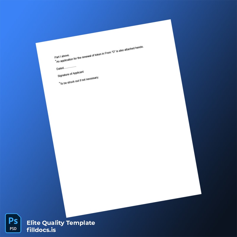 Surrender of Registration Certificate Template in Word and PDF formats page 2