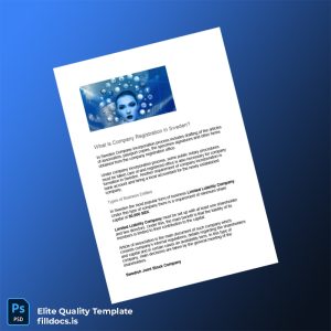 Fillable Sweden Companies Registration Certificate Template - Word/PDF Template Preview - FillDocs