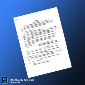 Fillable Transfer of Name Certificate Template - Word/PDF Template Preview - FillDocs