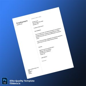 Fillable USA Company Name Proof of Employment Letter Template - Word/PDF Template Preview - FillDocs