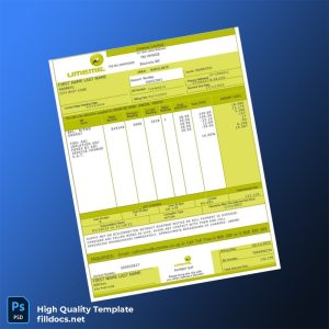 Uganda Umeme Editable Utility Bill Template in Word and PDF formats