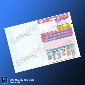 Fillable United Kingdom DVLA Vehicle Registration Certificate Template - Word/PDF Template Preview - FillDocs