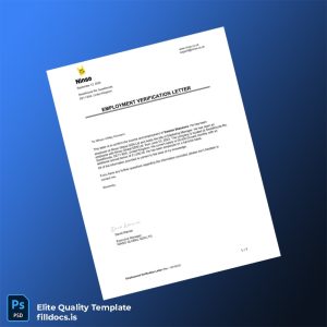 Fillable United Kingdom NINSO GLOBAL SDN LTD Employment Verification Letter Template - Word/PDF Template Preview - FillDocs