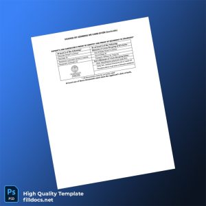 United States Colorado Department Of Public Health And Environment Editable Change Of Address Form Template in Word and PDF form