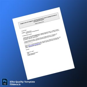 Fillable United States Company_Organization Name Employment Verification Letter Template - Word/PDF Template Preview - FillDocs