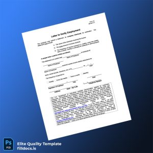 Fillable United States Department Of Agriculture Income Verification Letter Template - Word/PDF Template Preview - FillDocs