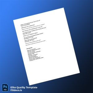 Fillable United States Employment Verification Letter Template - Word/PDF Template Preview - FillDocs