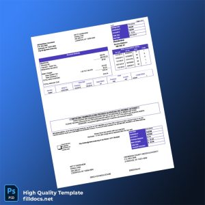 United States Onondaga County Water Authority Editable Water Bill Template in Word and PDF formats