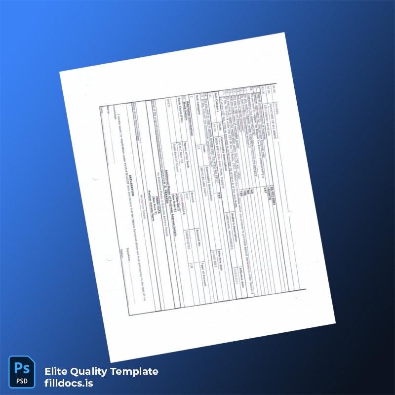 VAT Registration Certificate Template in Word and PDF formats page 5