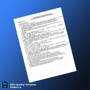 Fillable Venezuela CORPOELEC Registration Certificate Template - Word/PDF Template Preview - FillDocs