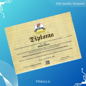 Fillable Angola Instituto Superior Politécnico Internacional Diploma in Mechanical Engineering Template Preview - FillDocs