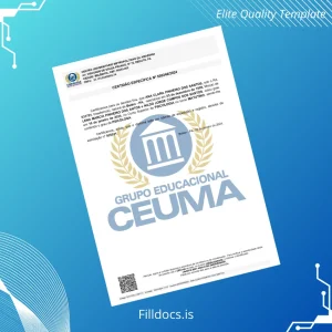 Fillable Brazil Centro Universitário Metropolitano da Amazônia Bachelor of Psychology Template Template Preview - FillDocs