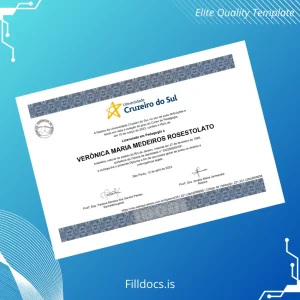 Fillable Brazil Cruzeiro do Sul University Bachelor of Education Template Template Preview - FillDocs