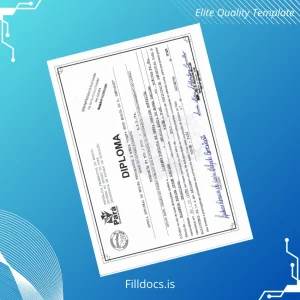 Fillable Brazil Educational Institution Diploma Template Template Preview - FillDocs