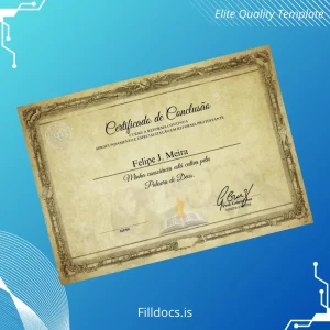 Fillable Brazil Institute of Protestant Reformation Specialization Certificate Template Preview - FillDocs