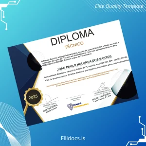 Fillable Brazil Integral Treinamentos Technical Diploma in Electrotechnics Template Template Preview - FillDocs