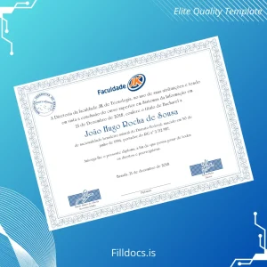 Fillable Brazil JK de Tecnologia Bachelor of Science in Information Systems Template Template Preview - FillDocs