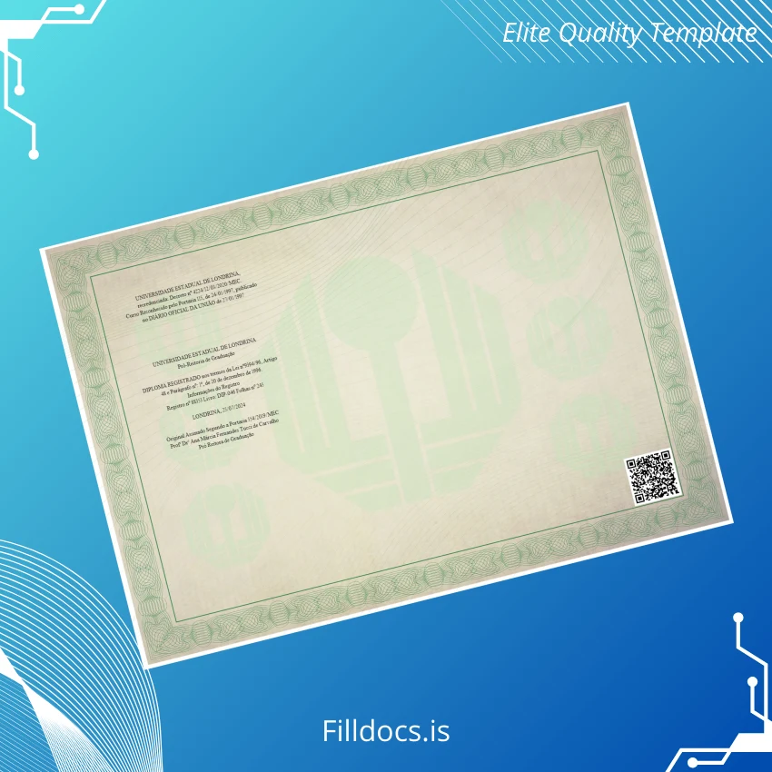 Fillable Brazil State University of Londrina Bachelor of Science in Computer Science Template page 2 Page Preview - FillDocs