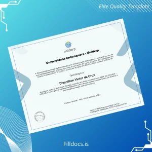 Fillable Brazil Universidade Anhanguera - Uniderp Associate Degree in Commercial Management Template Preview - FillDocs