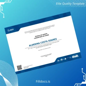 Fillable Brazil Universidade Federal do Rio Grande do Sul Technical Diploma in Community Health Agent Template Preview - FillDocs