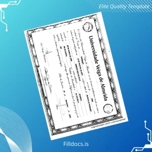 Fillable Brazil Veiga de Almeida University Bachelor in Education Template Template Preview - FillDocs